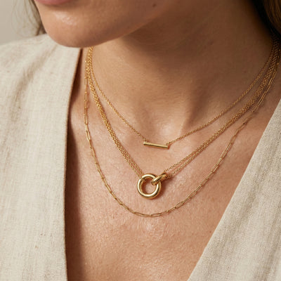 Interlocking Circle Necklace