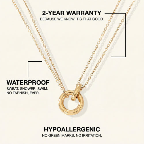 Interlocking Circle Necklace