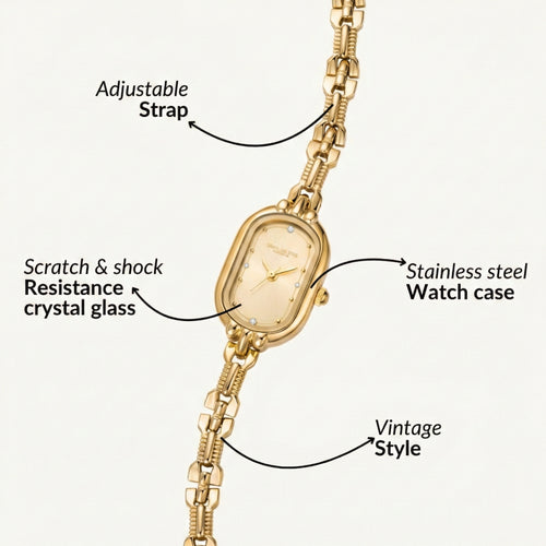 Elongated Dial Watch