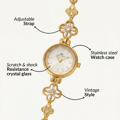 Crystal Clover Watch