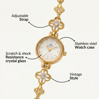 Crystal Clover Watch