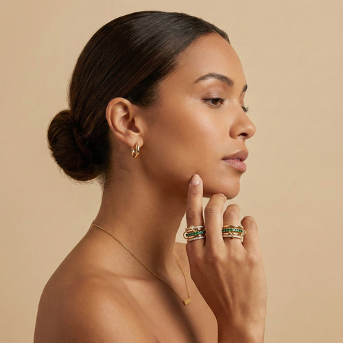 Ocean Stack Ring Set