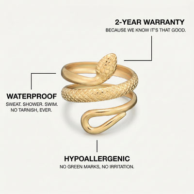 Serpent Wrap Ring