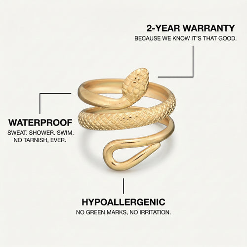Serpent Wrap Ring