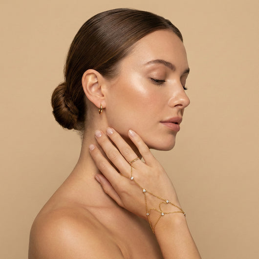 Crystal Ring Bracelet