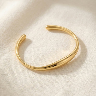 Smooth Gold Cuff