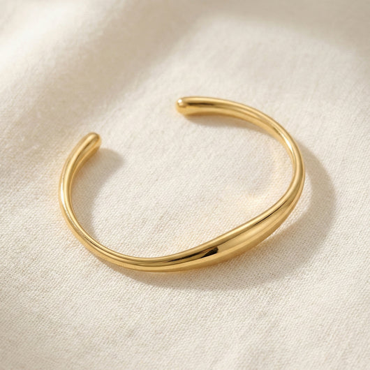 Smooth Gold Cuff