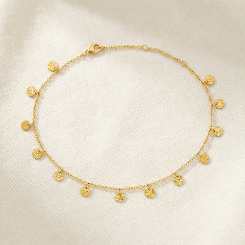 Coin Charm Anklet