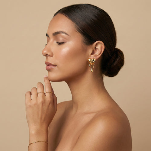 Liquid Drop Earrings