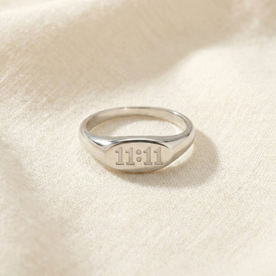11:11 Signet Ring