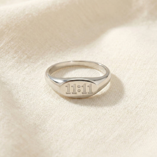 11:11 Signet Ring