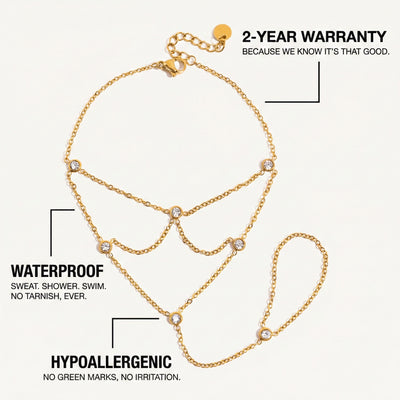 Crystal Ring Bracelet