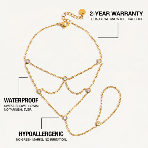 Crystal Ring Bracelet