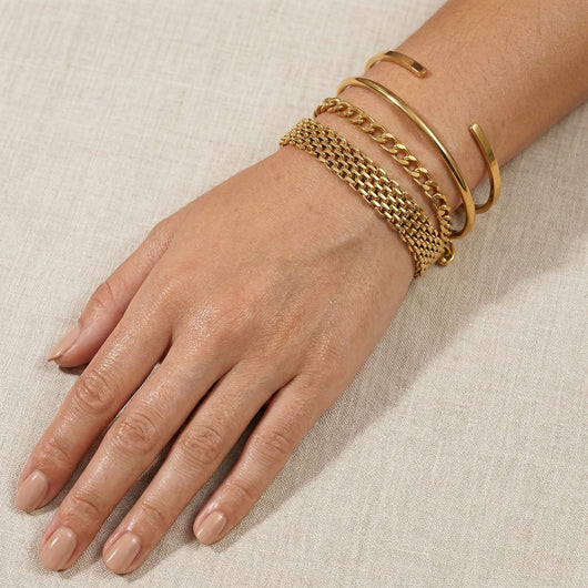 Multi-Strand Chain Bracelet