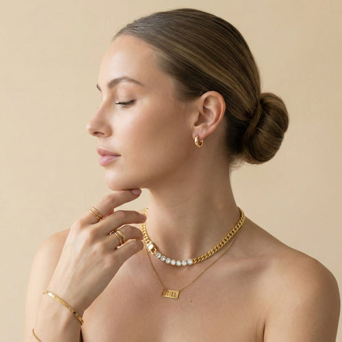 Cuban Link Crystal Necklace