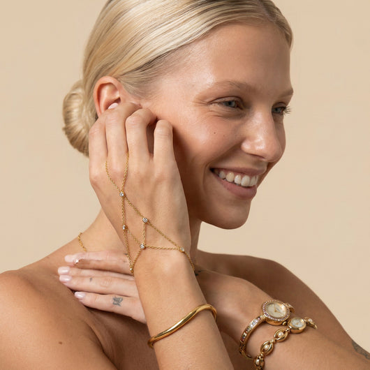 Crystal Ring Bracelet