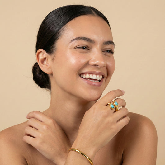 Turquoise Serpent Ring