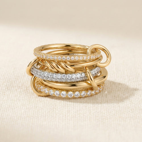 Twisted Stack Ring