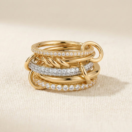 Twisted Stack Ring