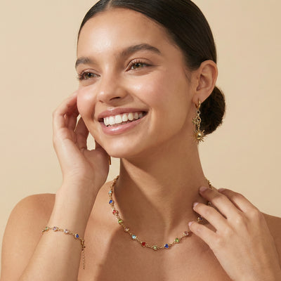 Rainbow Heart Necklace