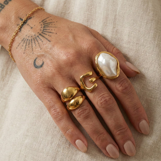 Baroque Pearl Ring