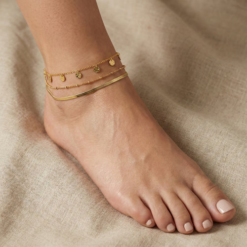 Coin Charm Anklet