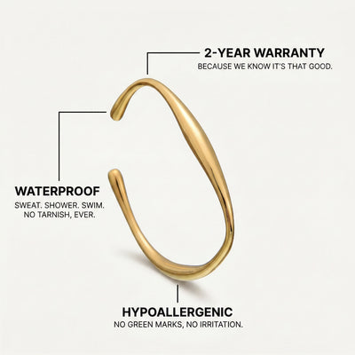 Smooth Gold Cuff