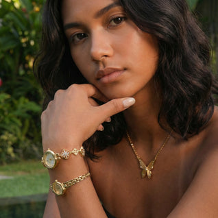 Crystal Clover Watch