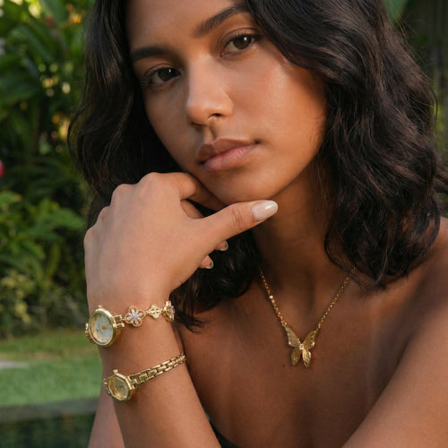 Crystal Clover Watch