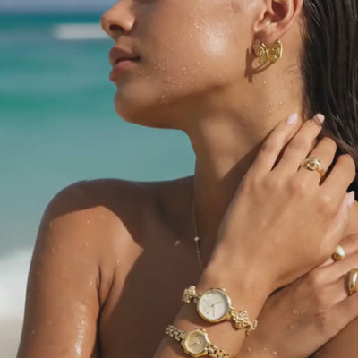 Crystal Clover Watch