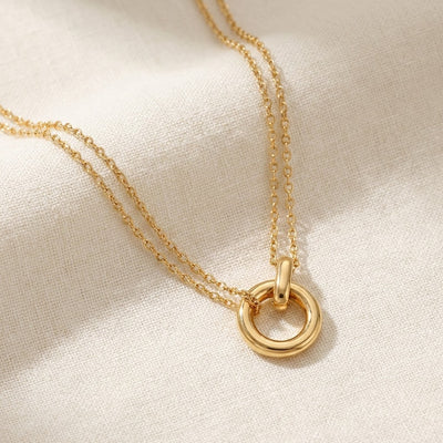 Interlocking Circle Necklace